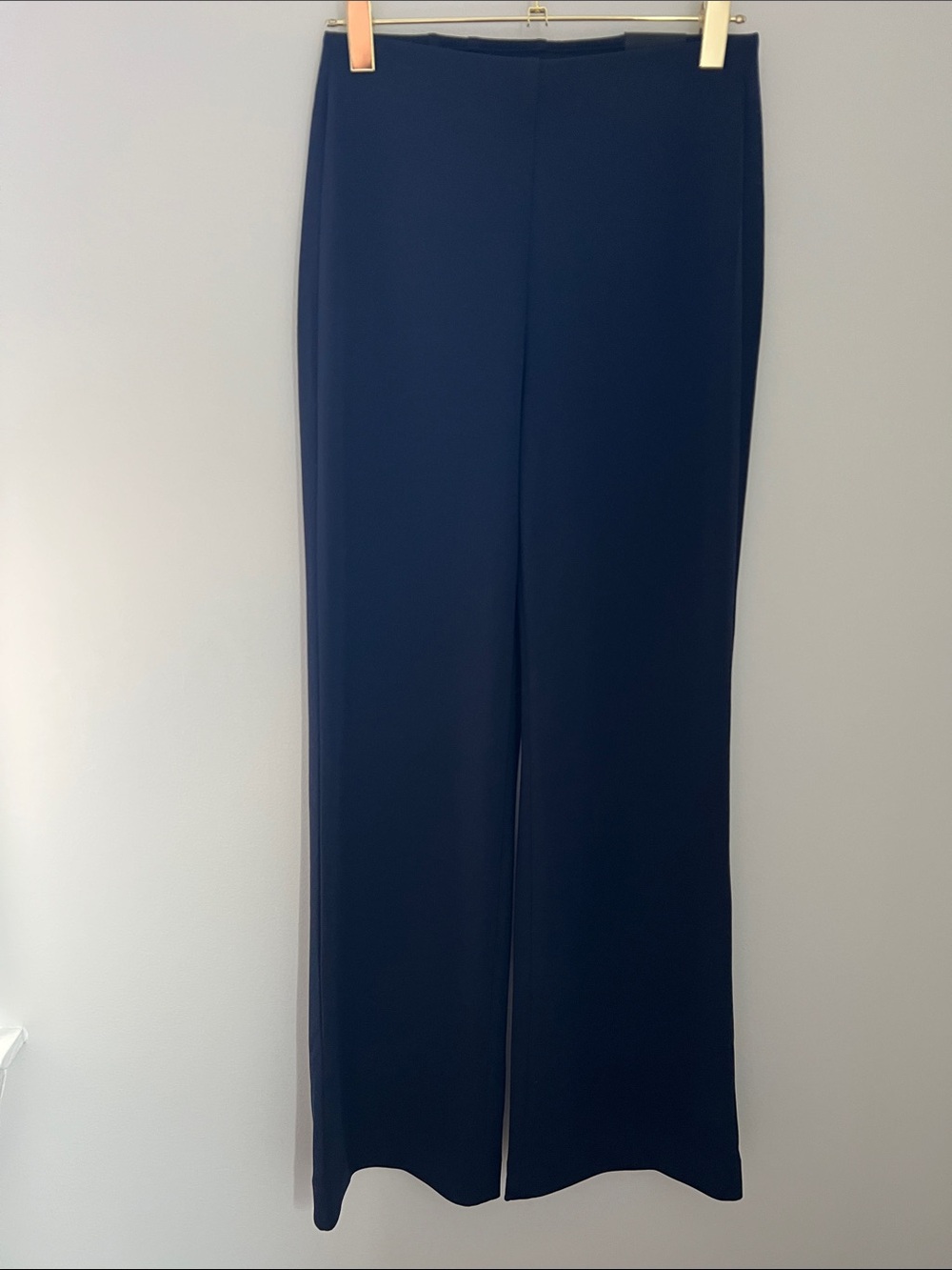 White House Black Market | Navy Slip On Wide-Leg Pants #570360391 NWT Size 2